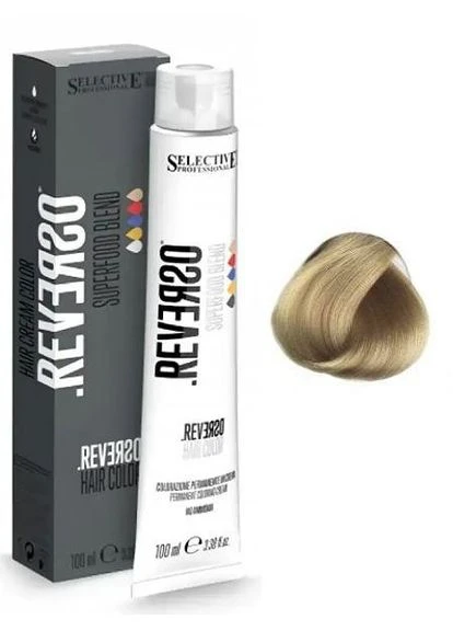 Стійка безаміачна фарба для волосся 9.0 Дуже світлий блондин Reverso Hair Color Selective, 100 мл Selective Professional (396338612)