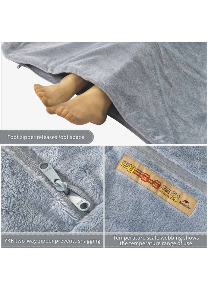 Спальний мішок - подушка CNK2300SD022, світло-сірий Naturehike (356505323)