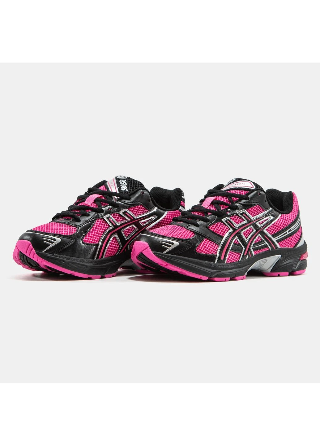 Кроссовки женские Asics No Brand Gel-1130 темно-розовые демисезоны (375819851)