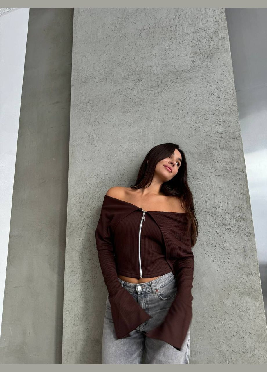 Кофтинка з відкритими плечима Adelante (316067555)