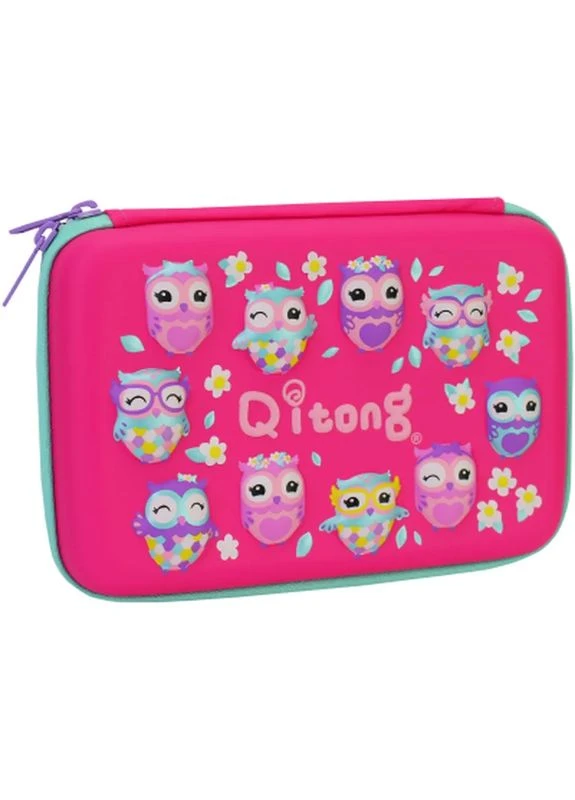 Пенал с тиснением 1 отделение (QT-5626-Rosered) Cool For School (399048170)