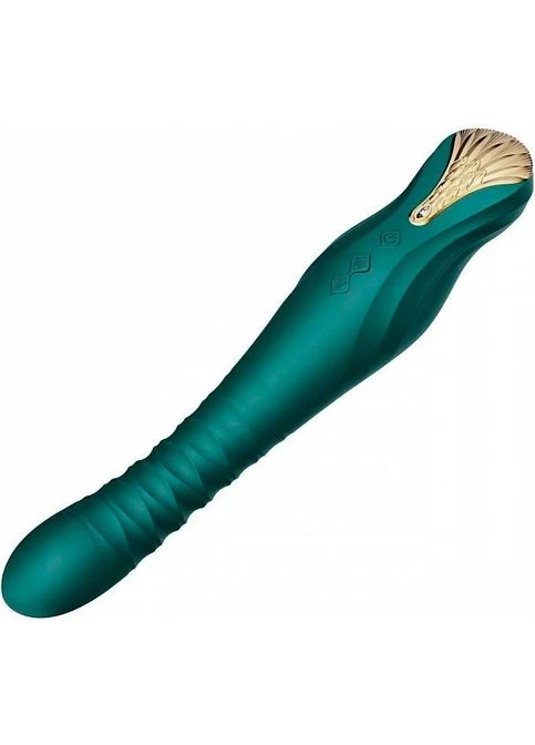 Вібратор King Turquoise Green (SO6655) [111216] Zalo (400891811)