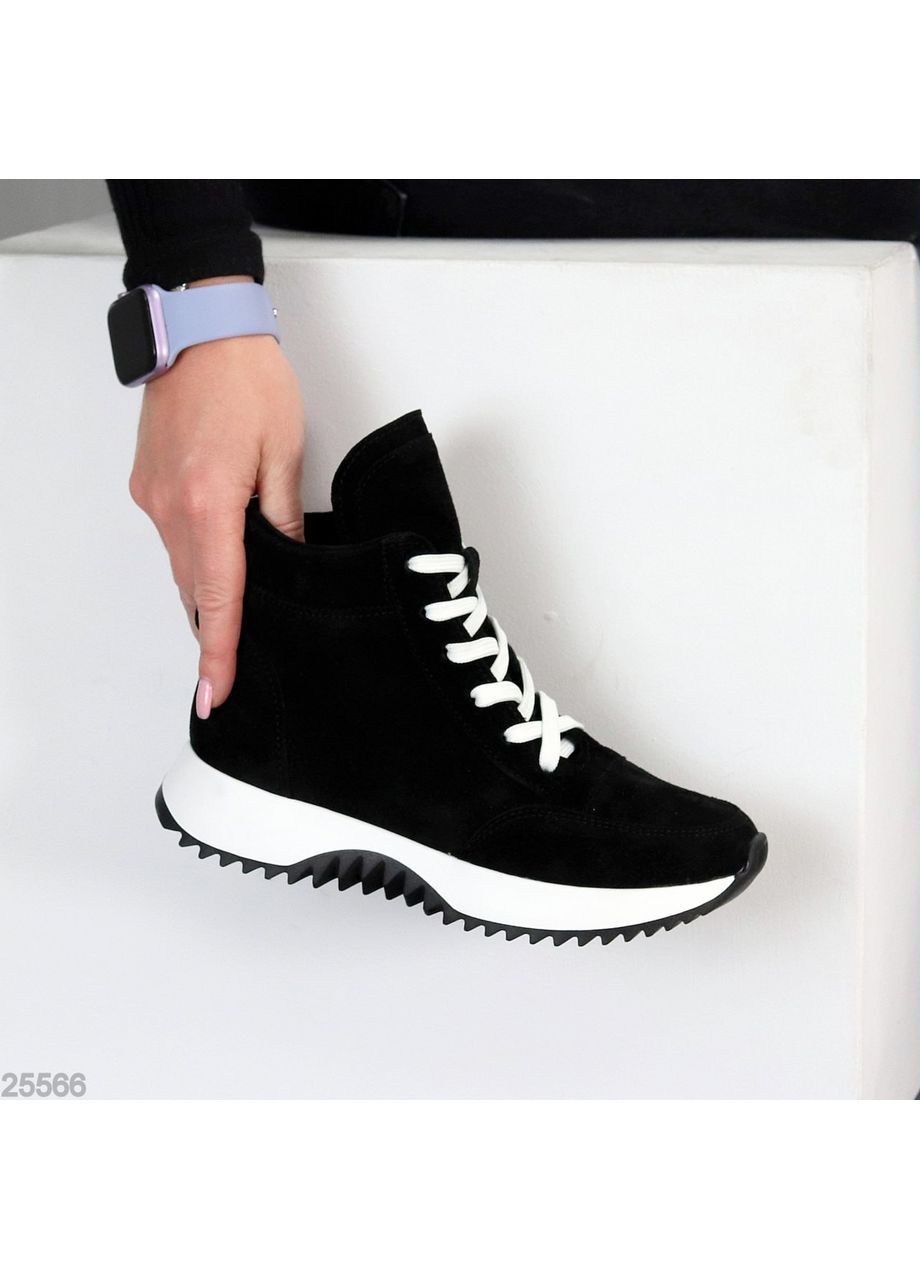 Осенние демисезонные ботинки Helen из натуральной замши