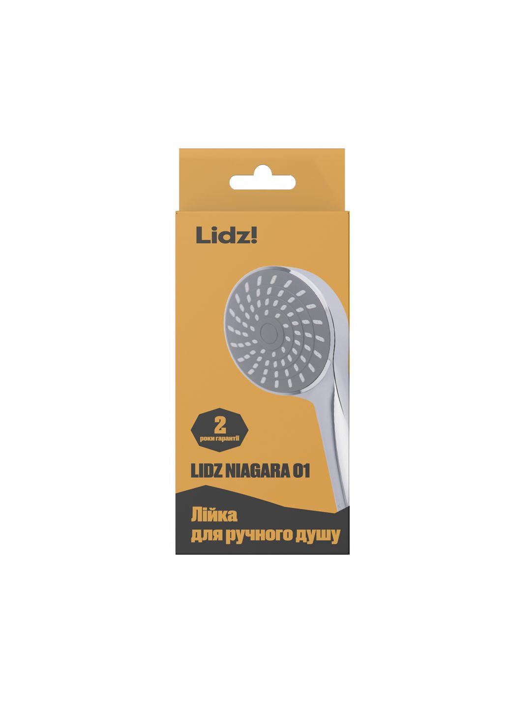 Лійка для ручного душу Лейки Niagara 01 98 мм округла LDNIA01CRM22034 Chrome LIDZ 000 00 (346492244)