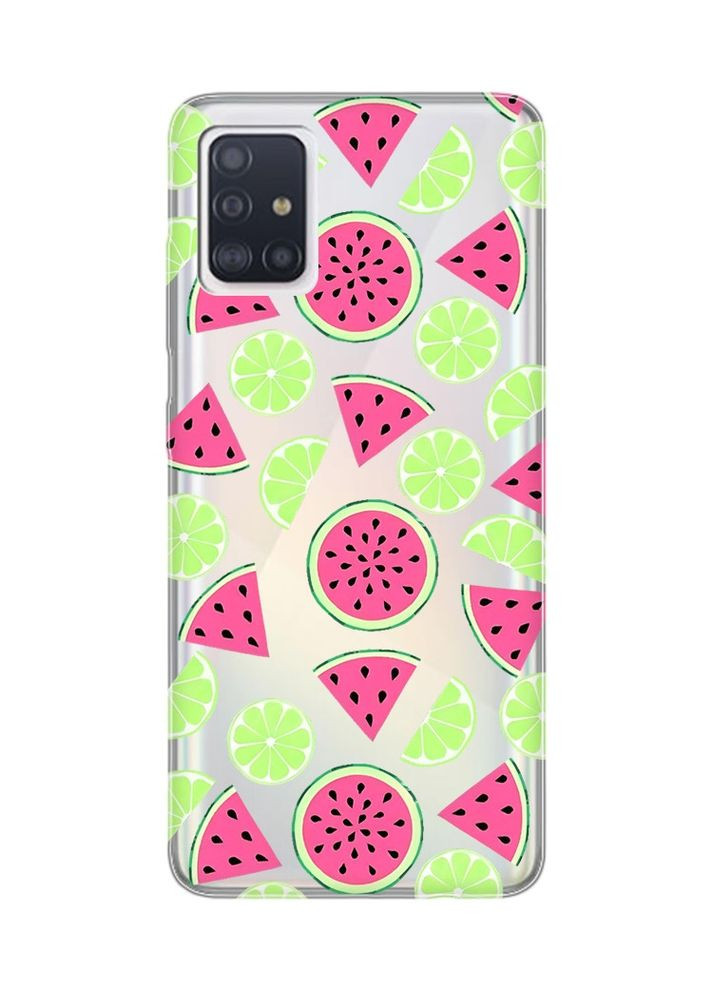 Чехол на Samsung Galaxy A71/A715:: Арбузы и лайм (принт 345) Creative (360676463)