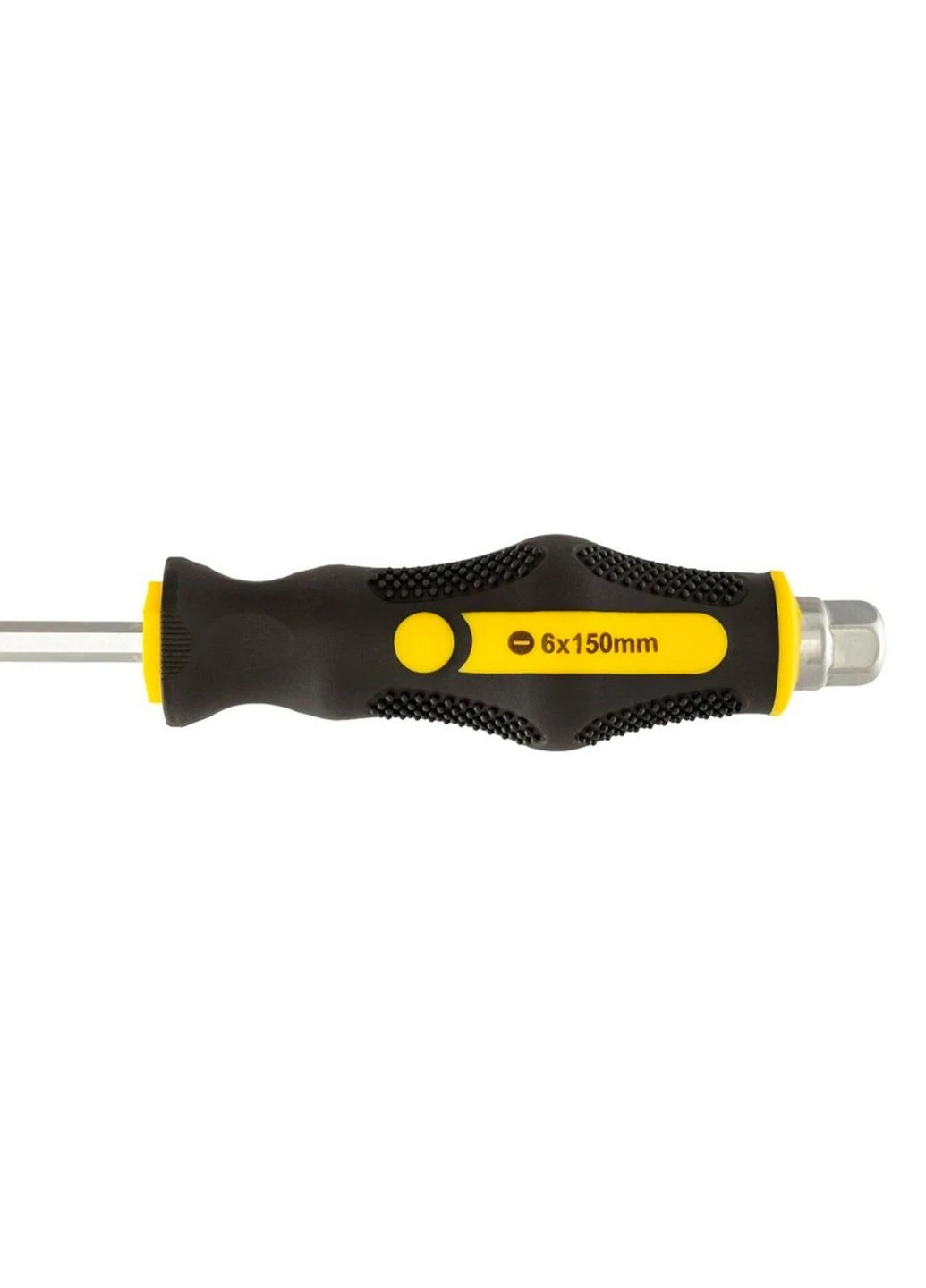 Викрутка ударна шліцева плоска SL6 x 150мм HEX 49-6615 Mastertool (386745621)