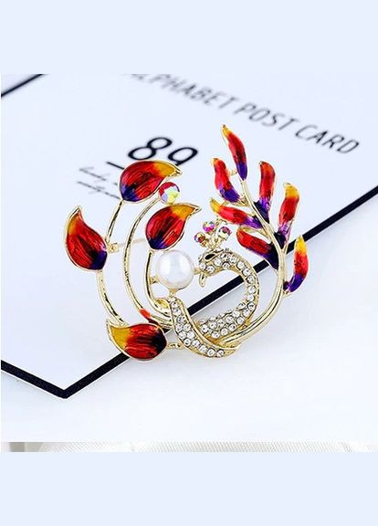 Модна святкова брошка птах кольорова Fashion Jewelry (336950209)