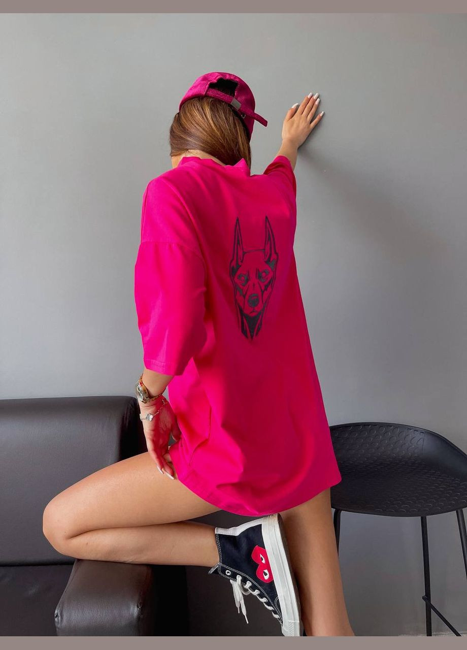 Розовая женская футболка кулир No Brand