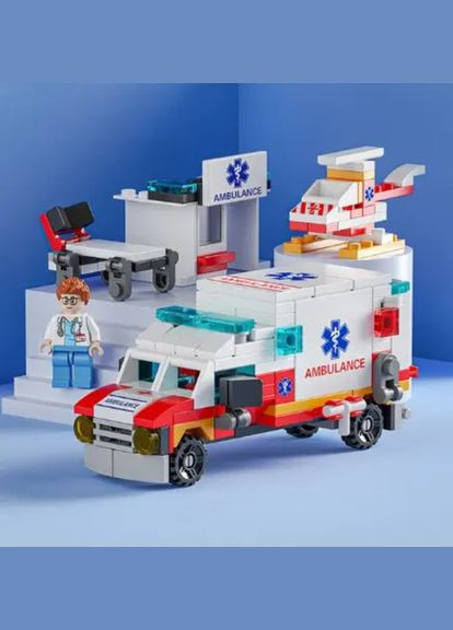 Конструктор Швидка допомога 6 в 1 No Brand (294721531)