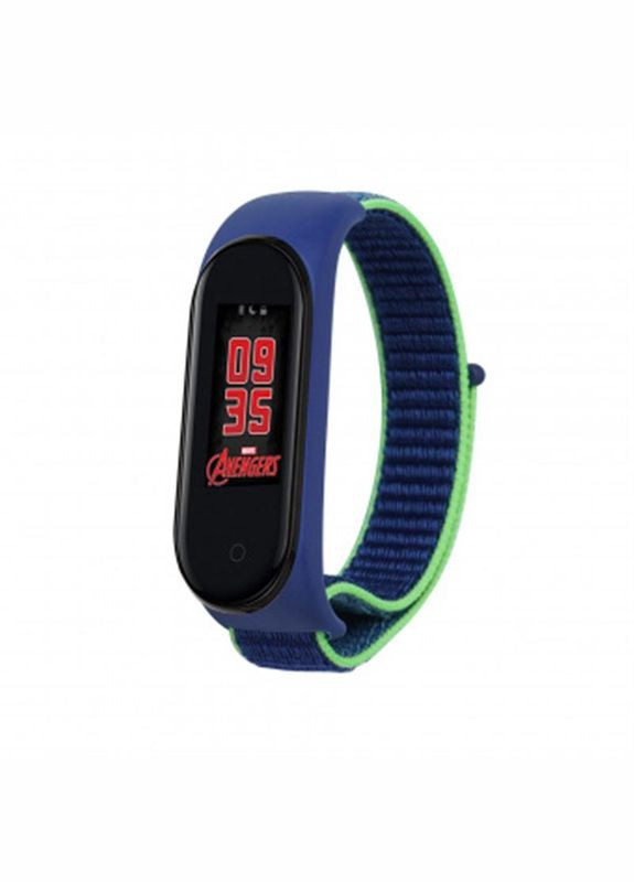 Ремешок Nylon Style для Xiaomi Mi Smart Band 5/Mi Smart Band 6 Blue/Green (705418) BeCover (368582464)