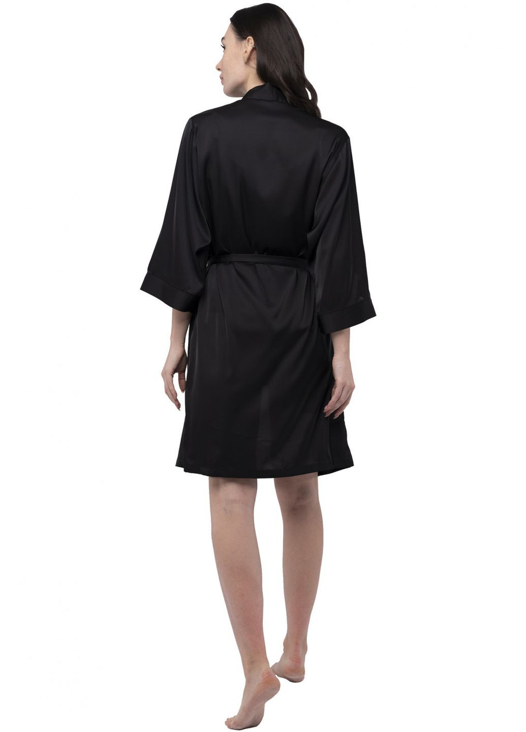 Женский халат с манжетой, широкими рукавами, запахом и поясом (ll186730090) LadyLike (333341872)