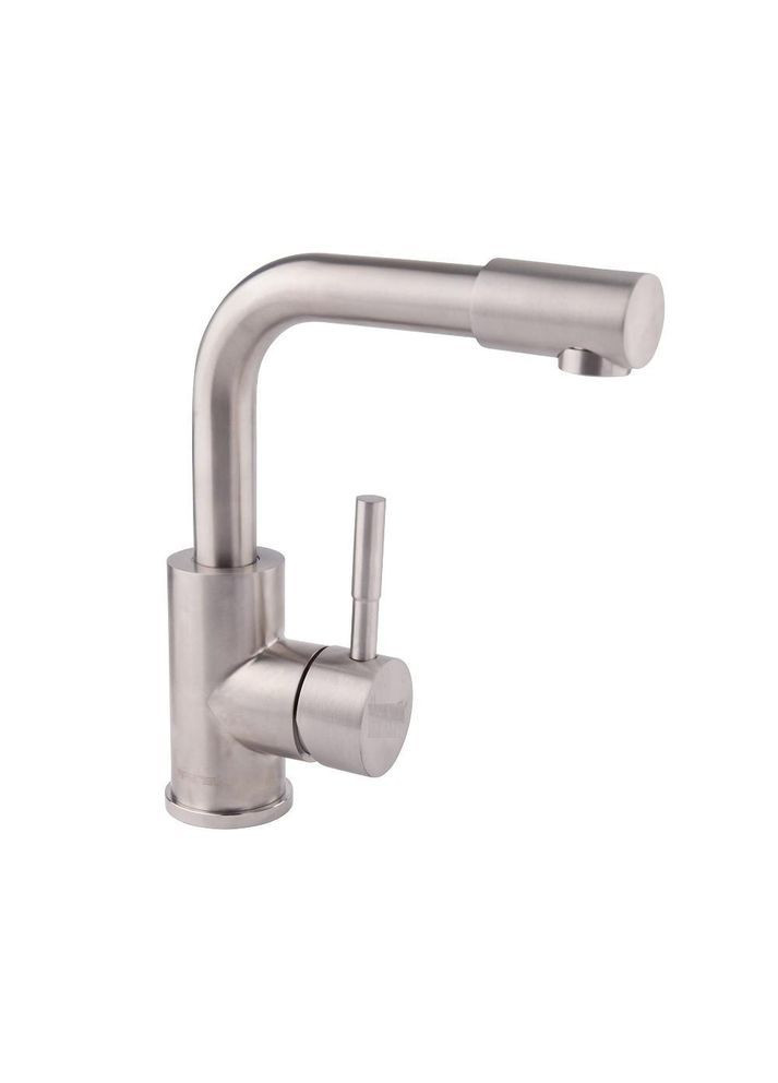 Смеситель для умывальника EKO1B-01, сатин Wezer (373267135)