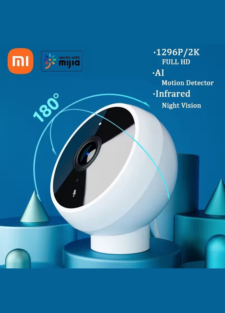 IP-камера Mi MJSXJ03HL BHR4909CN Camera 2K Magnetic Mount Xiaomi (322812559)