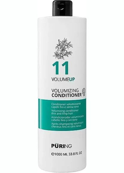 Кондиционер для объема тонких волос 11 VolumeUp Volumizing Conditioner 300ml (1455758-29113327) Puring (368662176)