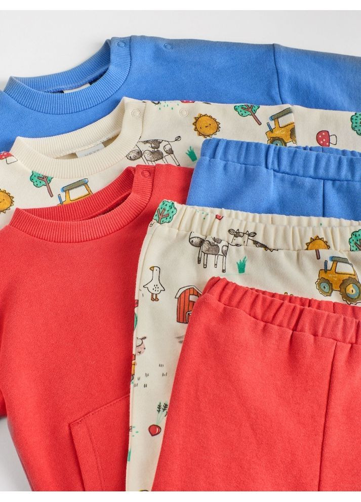 Спортивный костюм на флисе Next (красный) Оригинал Next Trend (370271618)