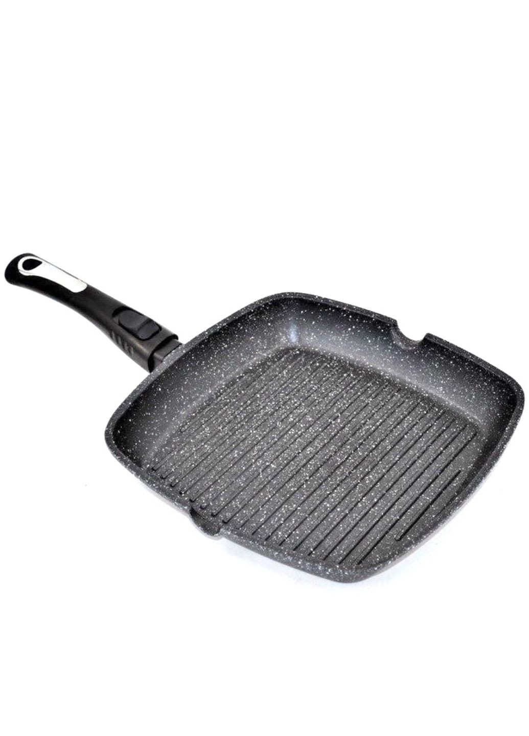 Сковорода гриль BN-311 двухслойное антипригарное мраморное покрытие 28см Benson (330258402)