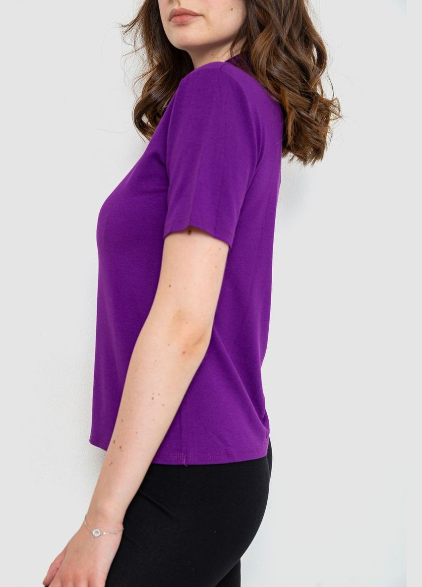 Темно-фіолетова футболка жіноча Ager 186R529