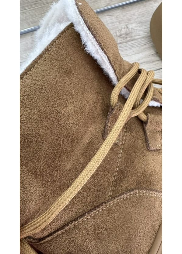 Жіночі зимові чоботи замшеві угги 39-40 (25 см) BabyStyle (354830491)