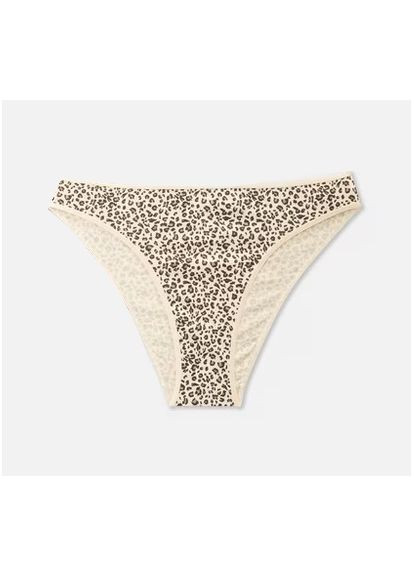 Трусики-сліп з високою талією для жінки Cares BDO93431 бежевий Primark С эластичным поясом (357133100)