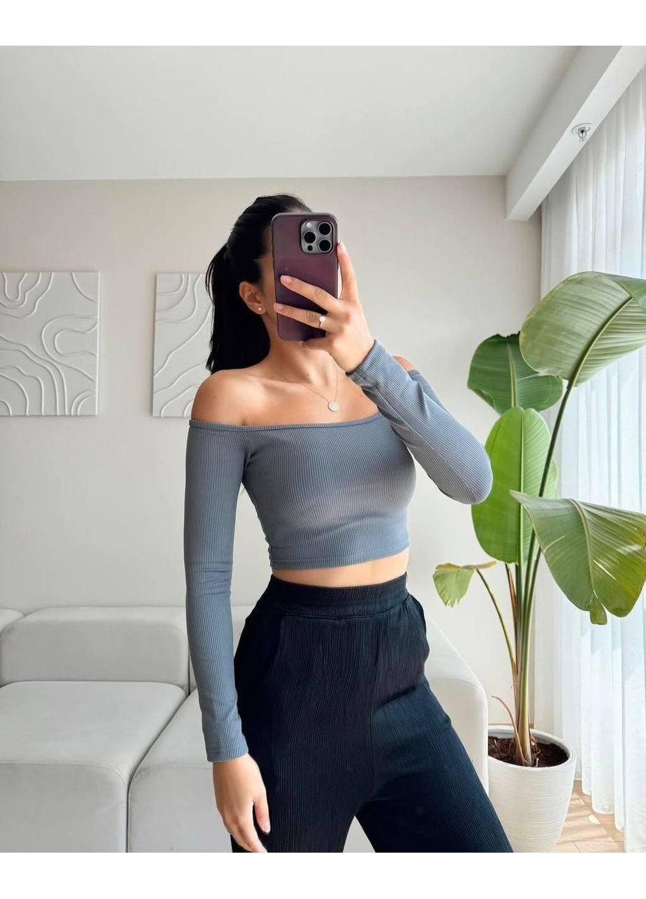 Жіночий топ з відкритими плечима No Brand (361954147)