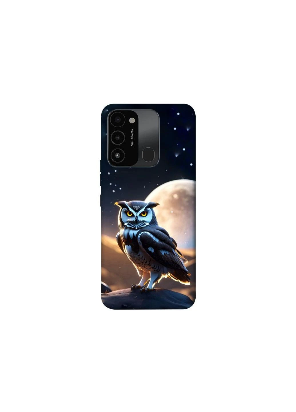 Чехол на TECNO Spark 8C Cyber owl Frontalka (384597950)