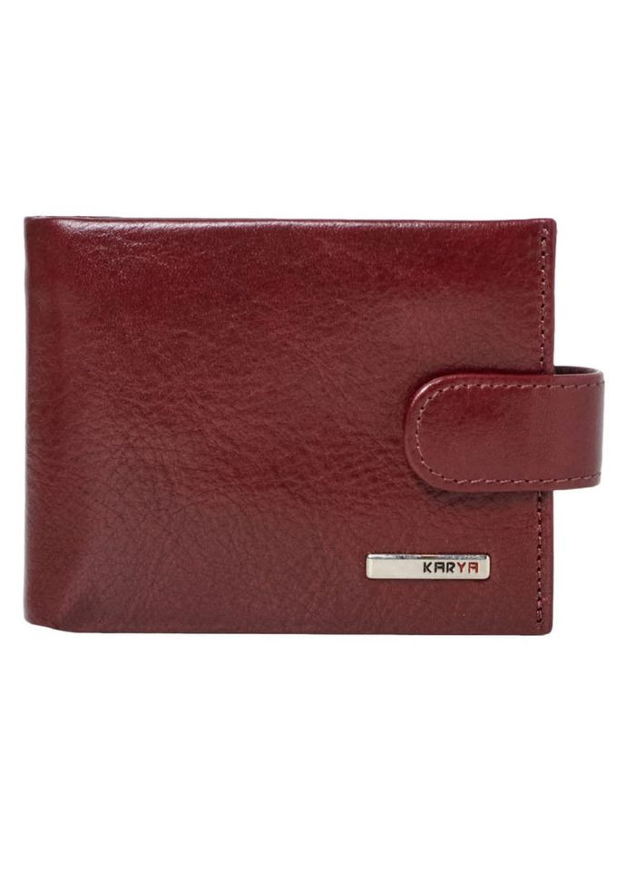 Чоловіче портмоне з натуральної шкіри коньячного кольору 0473-615 Karya (336377800)