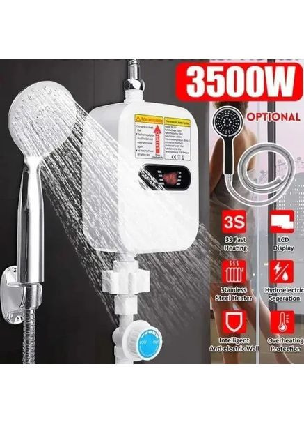 Проточный переносной Душ-водонагреватель Водонагреватели проточные электрические с душем для дачи hjk Delimano (373423483)