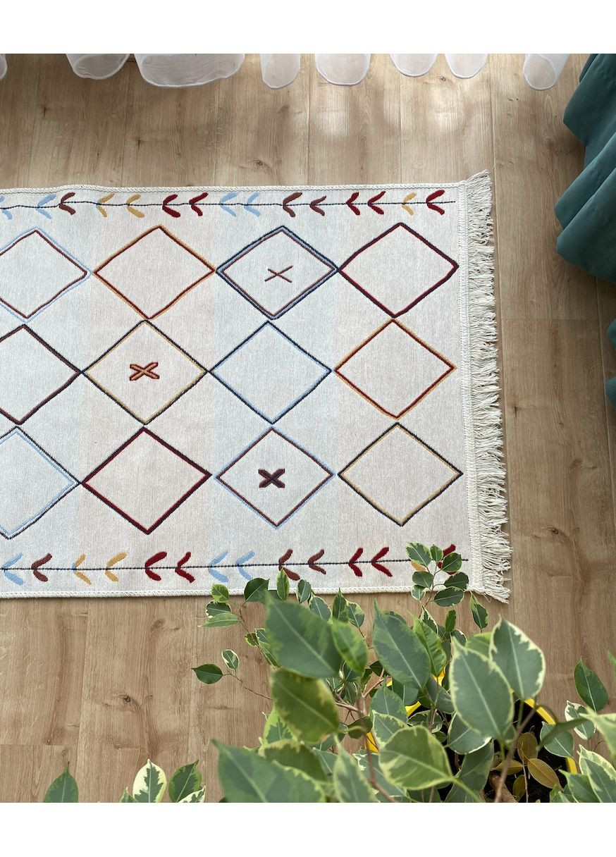 Бавовняний двосторонній килим Shana Arty-21 120Х180 см, Кольоровий No Brand (366293887)