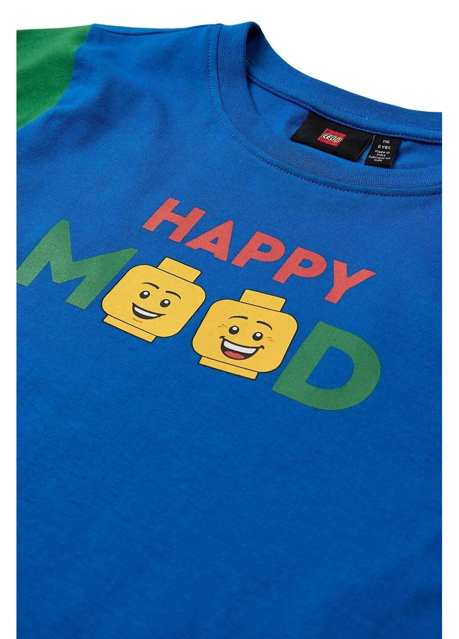 Синяя летняя детская футболка для мальчика синяя (25090608) Lego