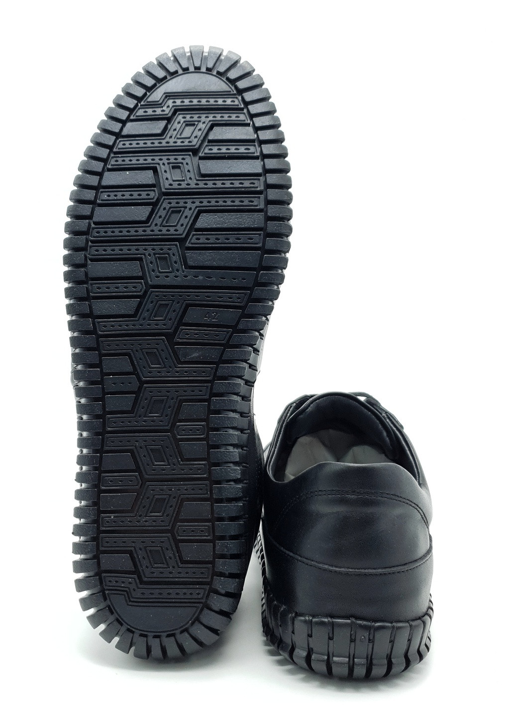 Черные мужские кеды черные кожаные at-17-1 26,5 см (р) ALTURA