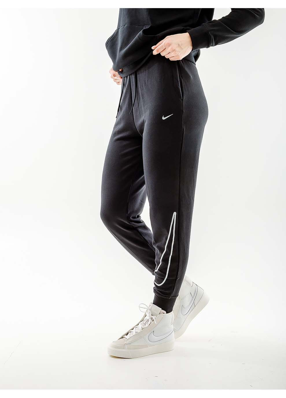 Женские Брюки ONE DF PANT PRO GRX Черный Nike (367191953)