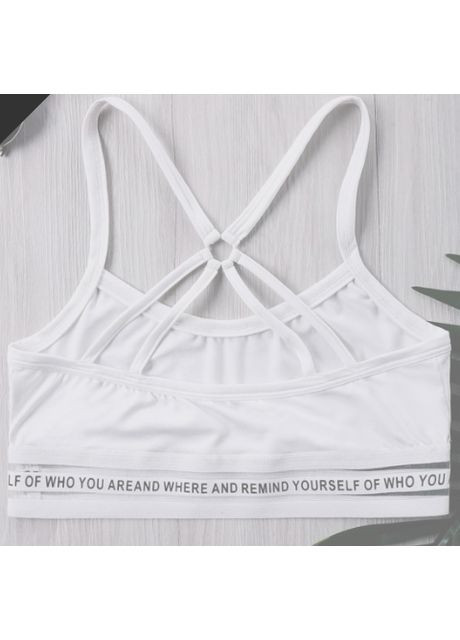 Белые демисезонные женский спортивный топ для фитнеса, йоги "fitness lady" удобный onesize ( ) China