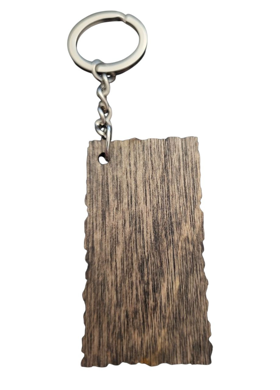 Брелок деревянный для ключей с картой Таро Солнце 104 мм. No Brand (335820959)