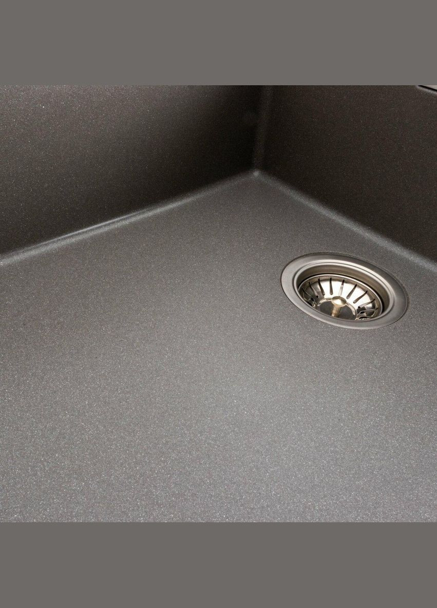 Гранітна мийка для кухні 8650 DIAMOND матова ( мусон) Platinum (342071684)