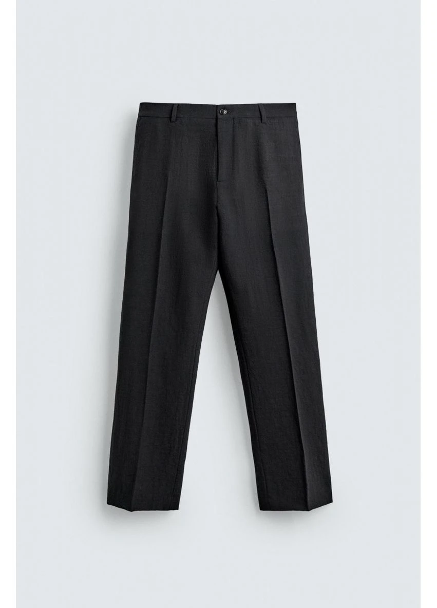 Брюки тектурні 19835 Black Zara (401462565)