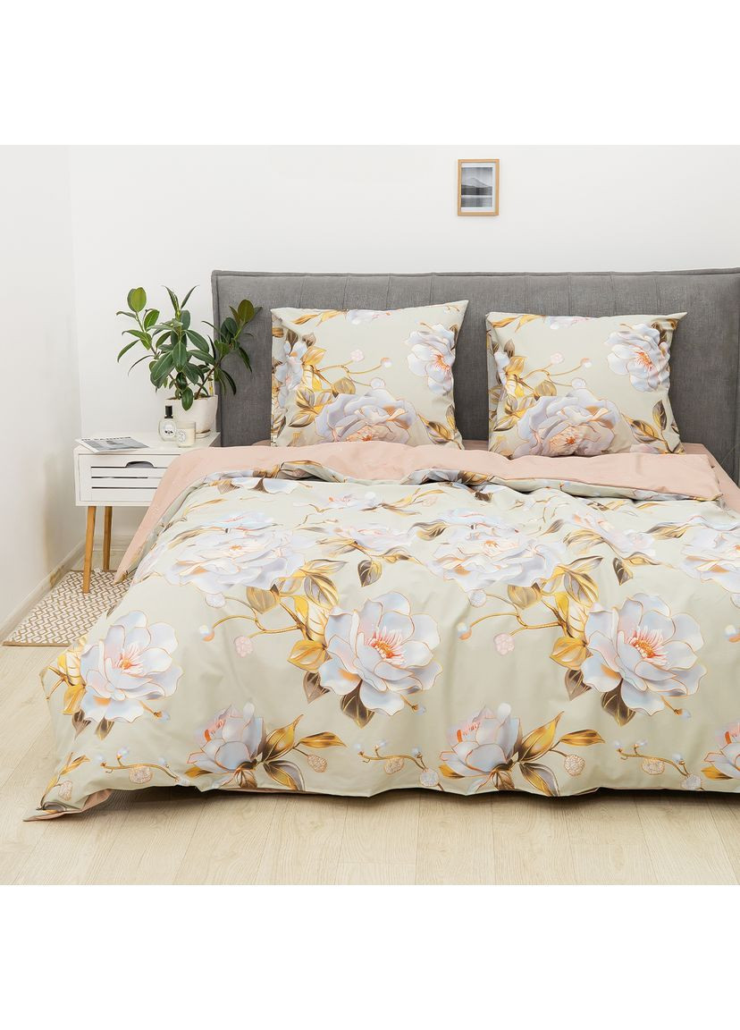 Комплект постільної білизни Полуторний Ранфорс 25380 Viluta (365289450)