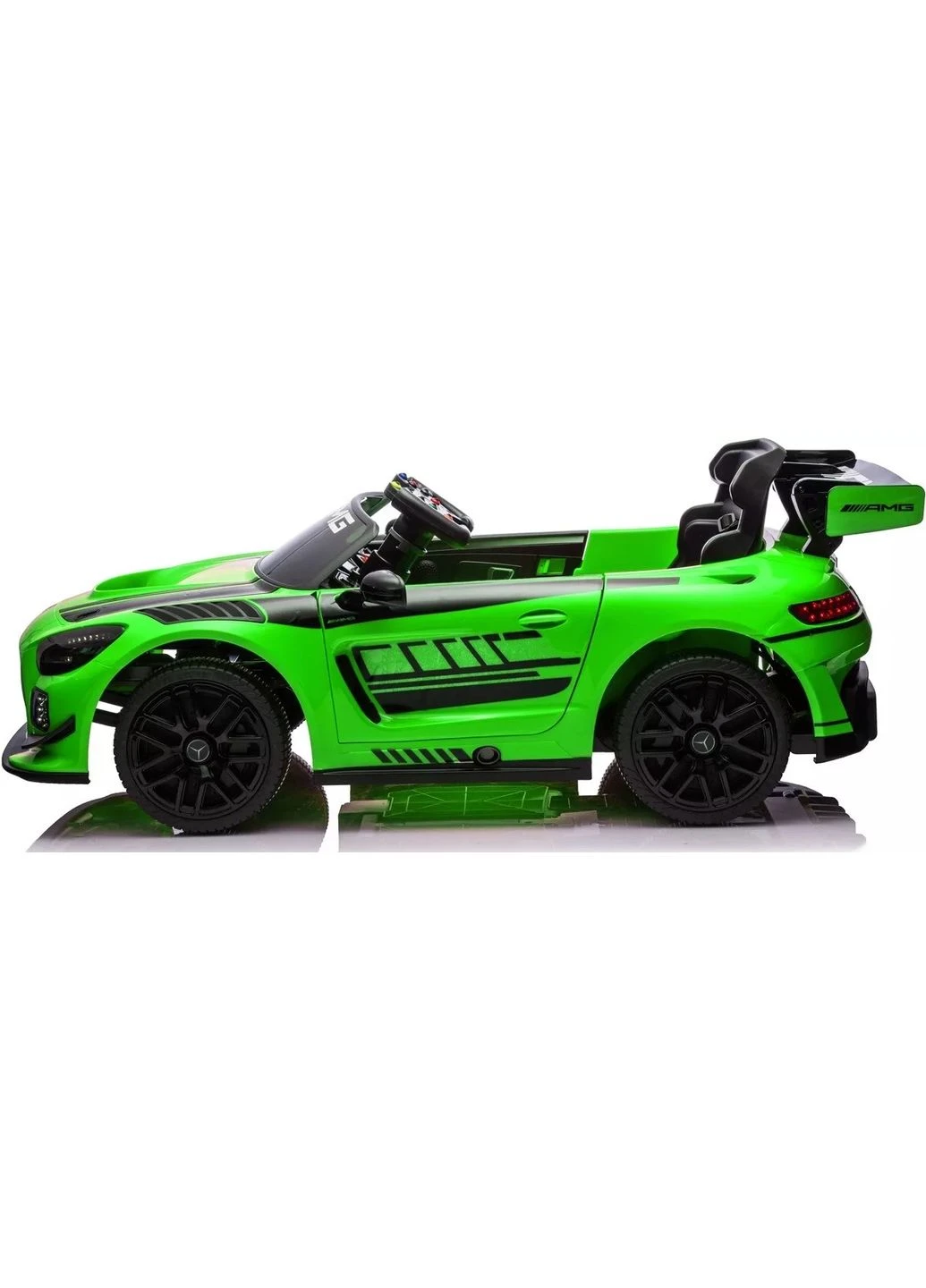 Дитячий електромобіль MERCEDES GT3 4x4 12 V 7 Ah салатовий (Польща) Playhouse (382397781)