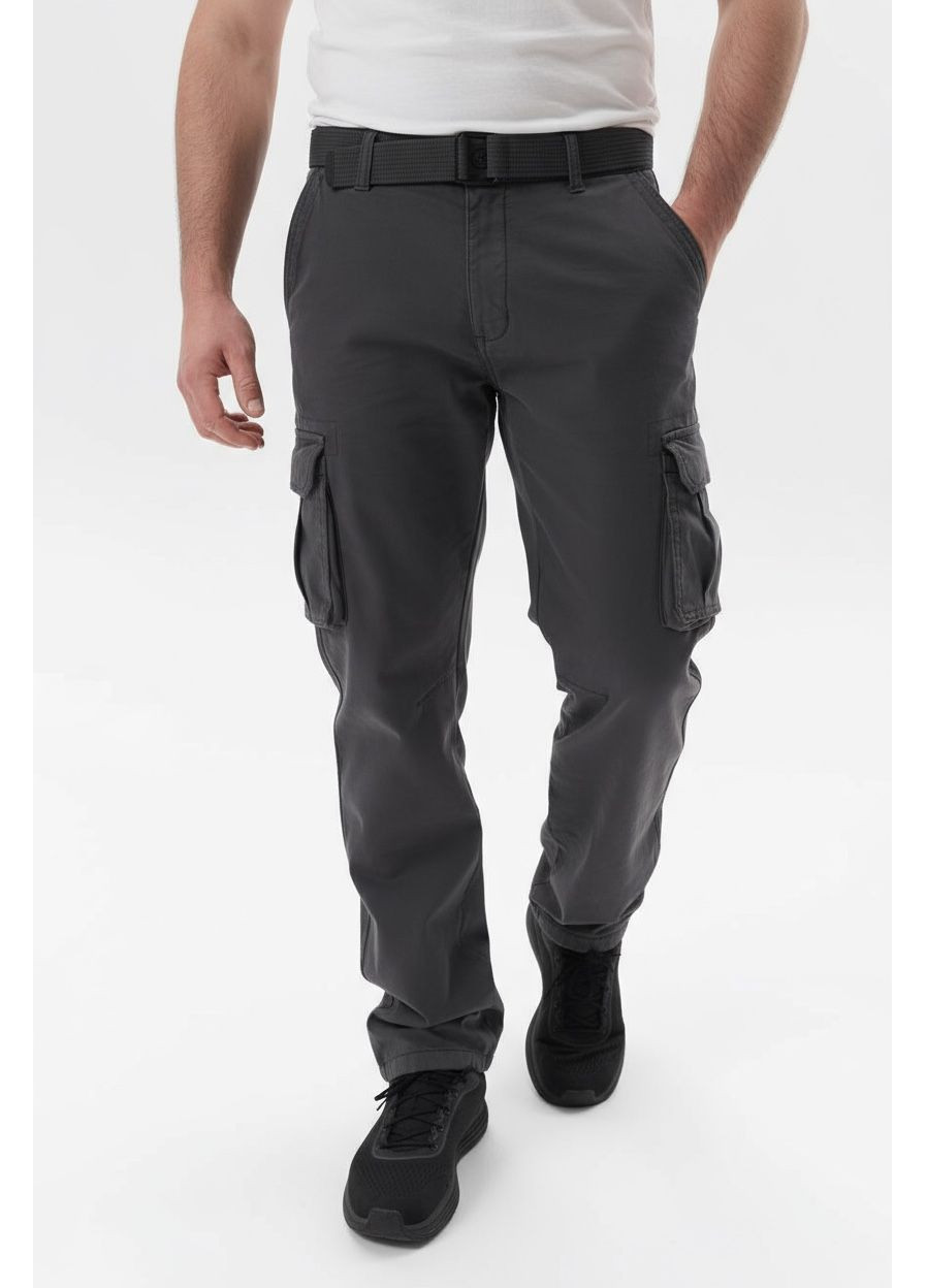 Серые повседневный зимние прямые брюки X hey