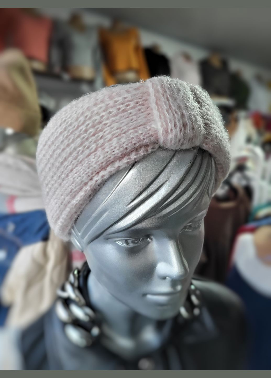 Повязка на голову женская вязаная осень-зима No Brand (278652120)