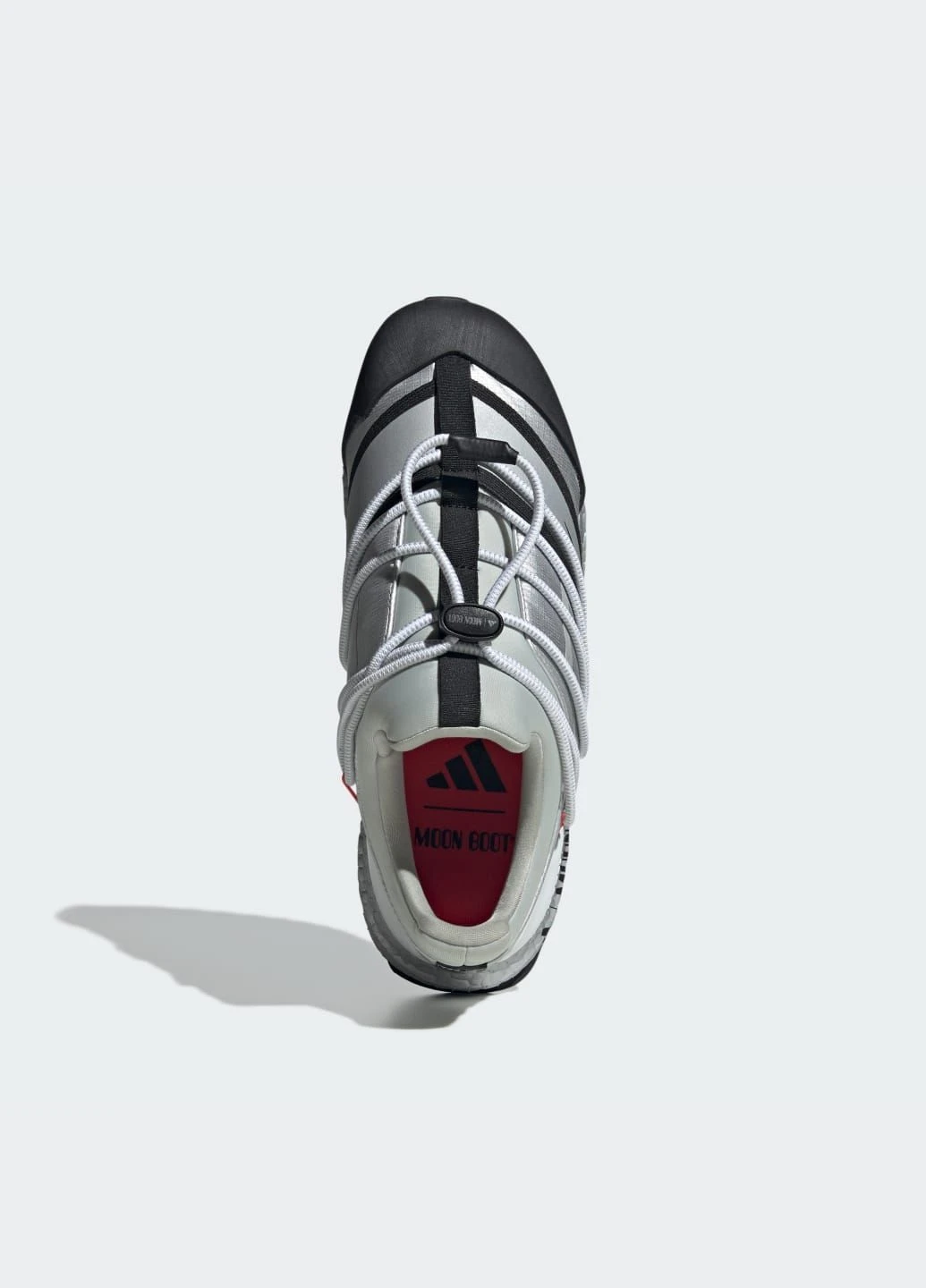 Серебряные летние кроссовки x moon boot ultraboost 1.0 adidas