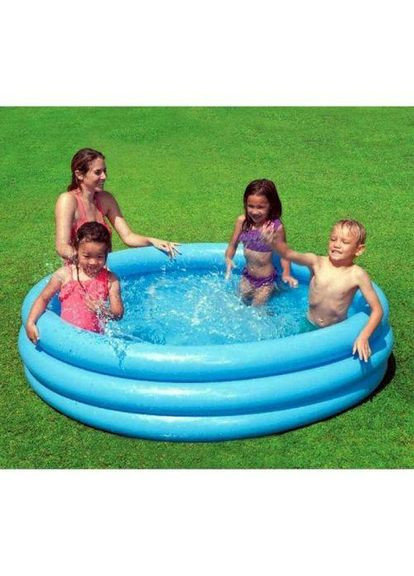 Бассейн "Кристалл", винил, размер: 114х25 см, объем: 160 л, от 2 до 8 лет (46959) Intex (362209375)