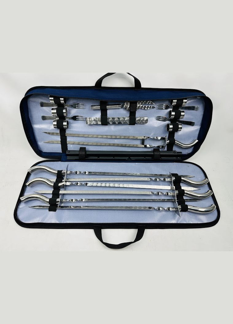 Набір шампурів в чохлі Делюкс No Brand - (321966070)