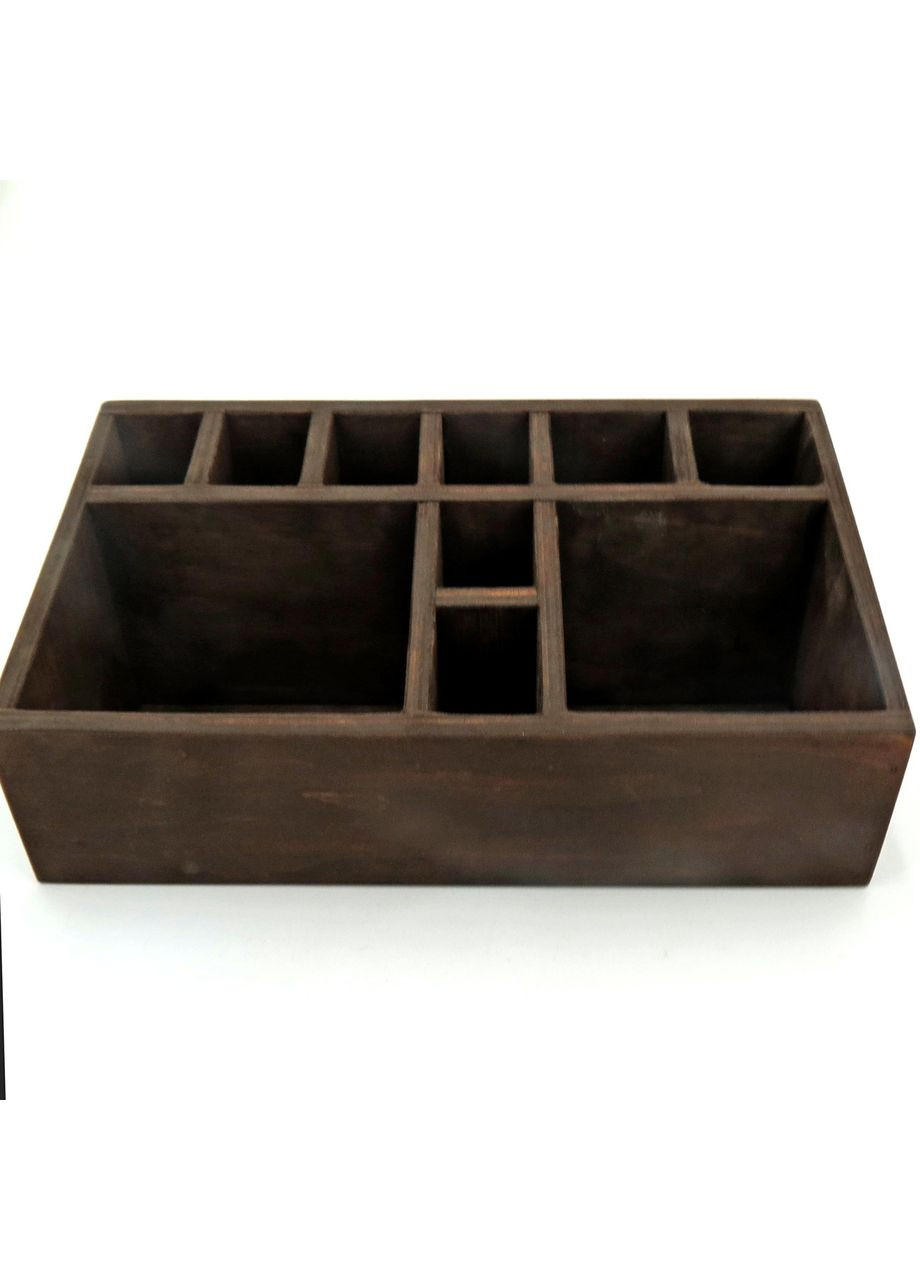 Настольный органайзер из дерева Куинс мокко (КНЦ-002310) No Brand (328228223)