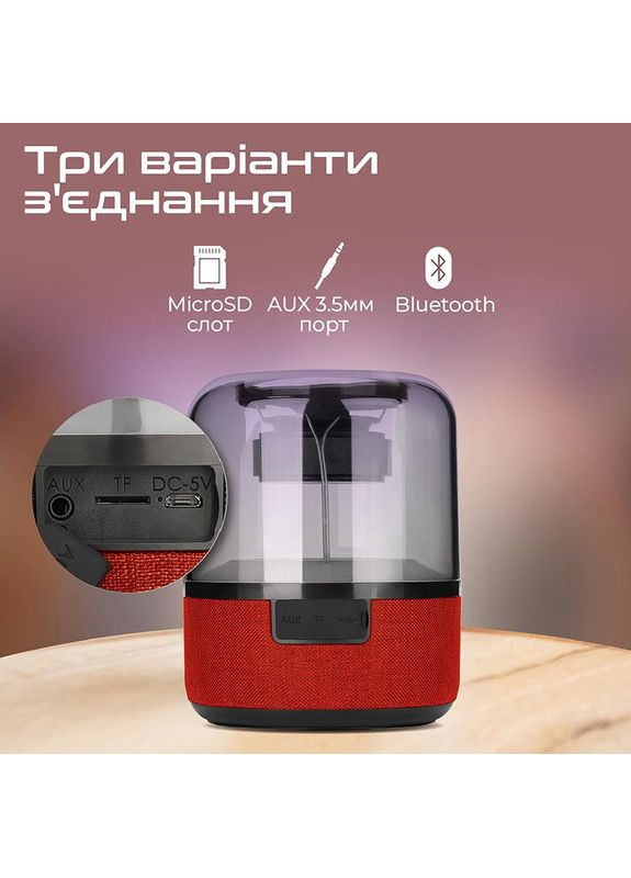 Портативна акустика Glitz-L 10W Red (glitz-l.red) Promate (323100547)