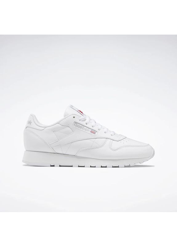 Білі Осінні кросівки чоловічі classic leather white Reebok