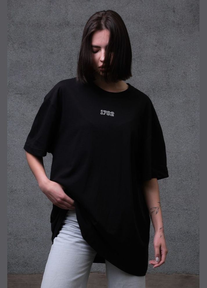 Оверсайз футболка с принтом rick and morty Black Without (325989505)