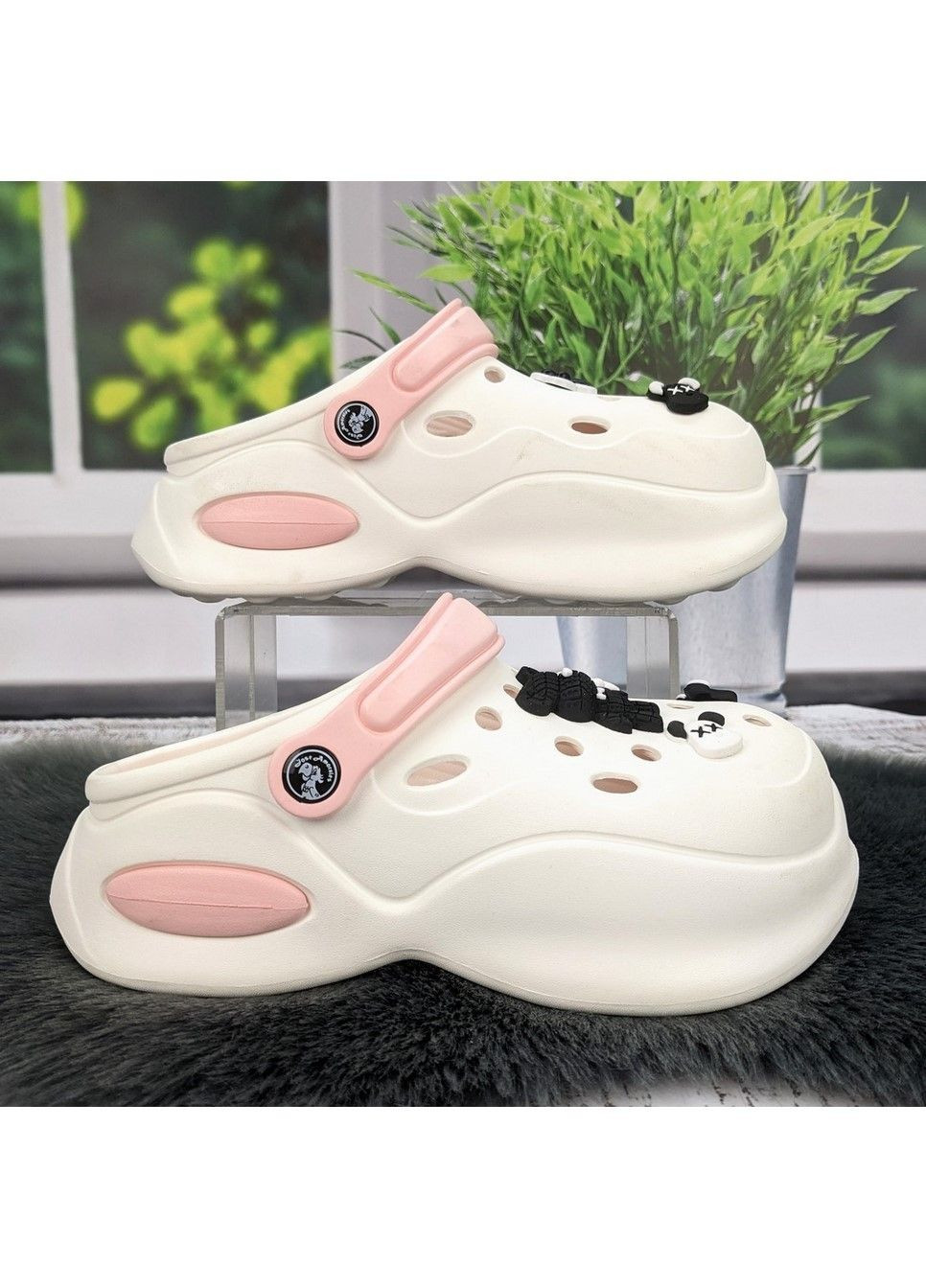 Кроксы женские на платформе Jose Amorales (328559349)