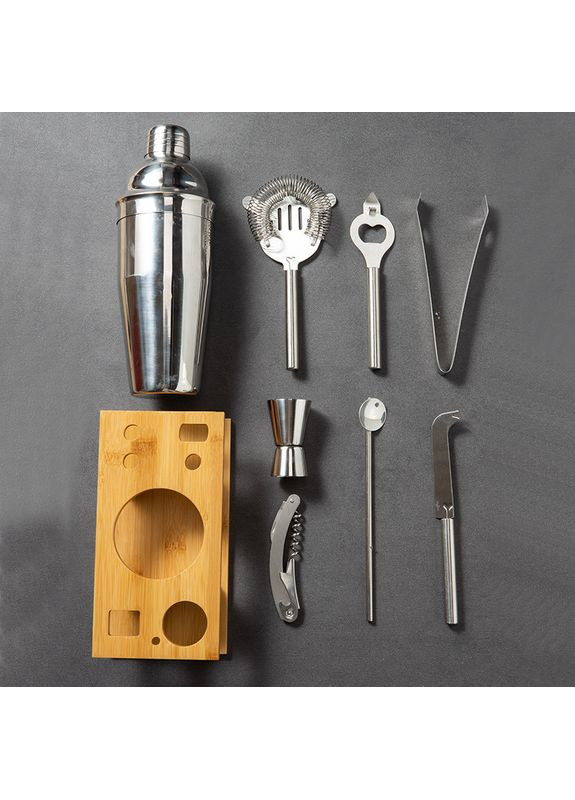 Набор барных инструментов 7921 750 мл 9 предметов No Brand (361024926)