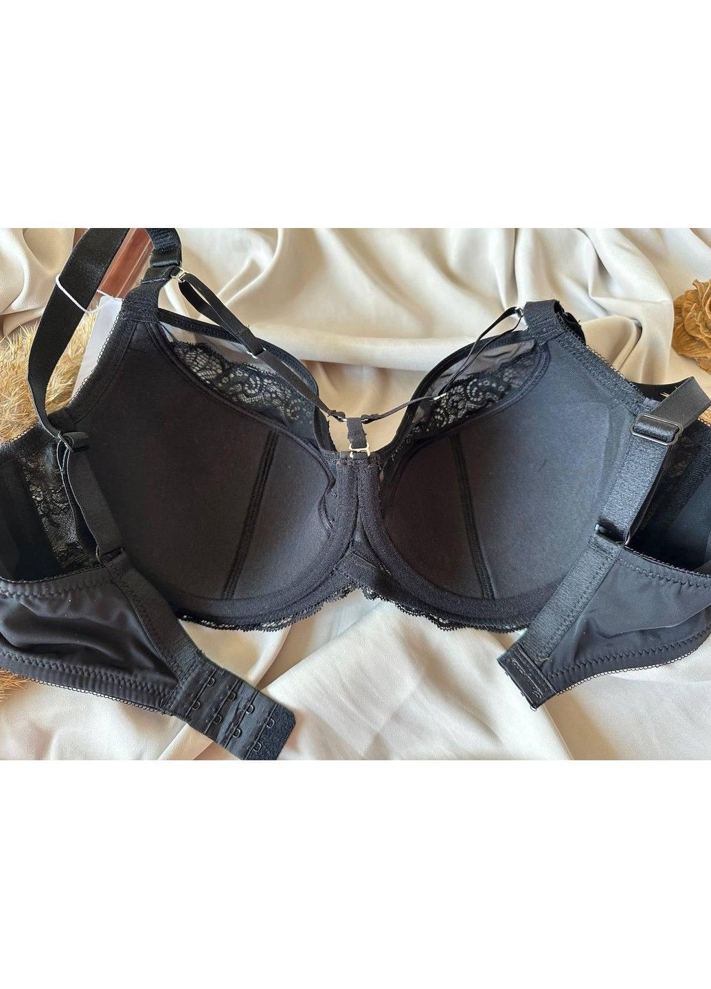 Чёрный бюстгальтер с портупеей 11841 черный Lanny Mode