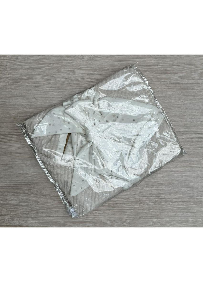 Плед-конверт у ліжечко або коляску сірий Colorful (372712971)